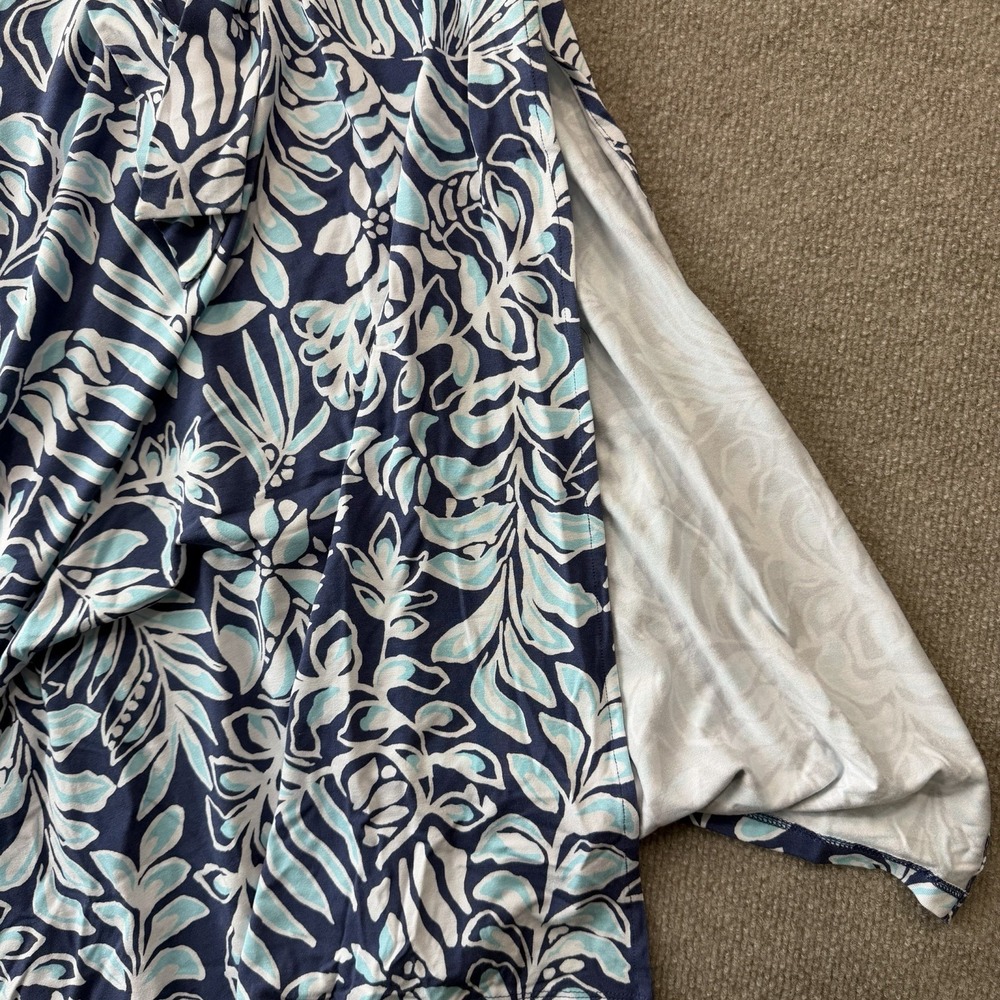 NWT Lilly Pulitzer Chace Maxi Dress Woman's Size XL Sapphire Pool Summer - Picture 10 of 11